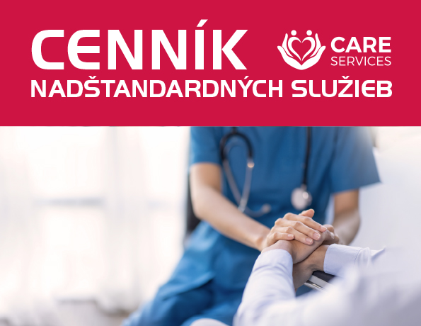Cenník nadštandardných služieb ročný