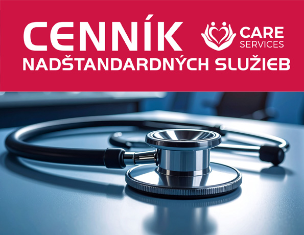 Cenník nadštandardných služieb - vybrané odbornosti